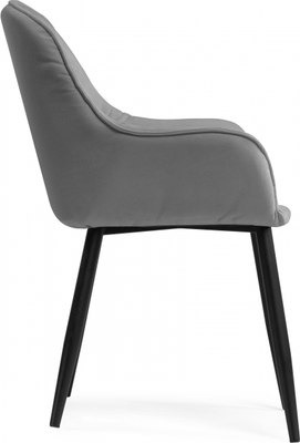Стул Woodville Олму (серый/черный)