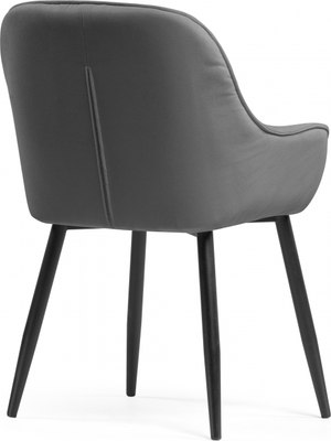 Стул Woodville Олму (серый/черный)