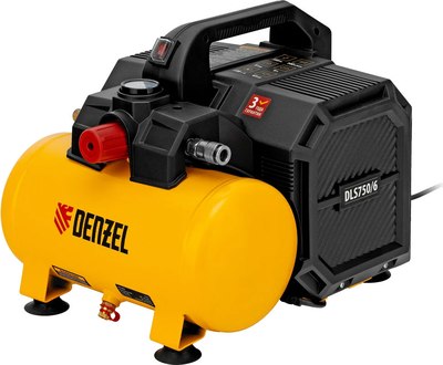 Воздушный компрессор Denzel Безмаслянный DLS750/6 / 58019