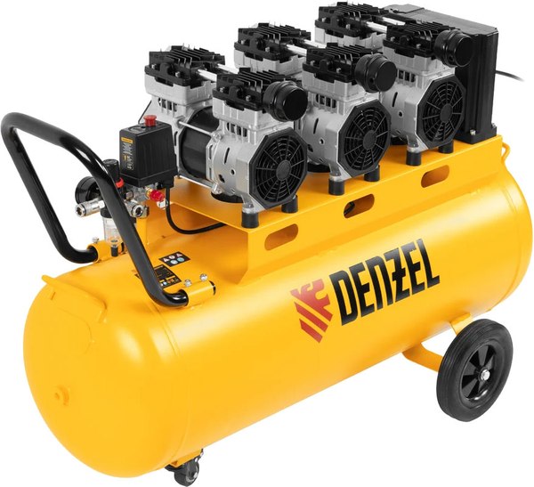 Воздушный компрессор Denzel Безмаслянный DLS 2250/100 / 58029 - фото