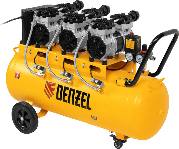 Воздушный компрессор Denzel Безмаслянный DLS 2250/100 / 58029