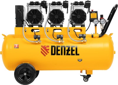 Воздушный компрессор Denzel Безмаслянный DLS 3300/100 / 58032