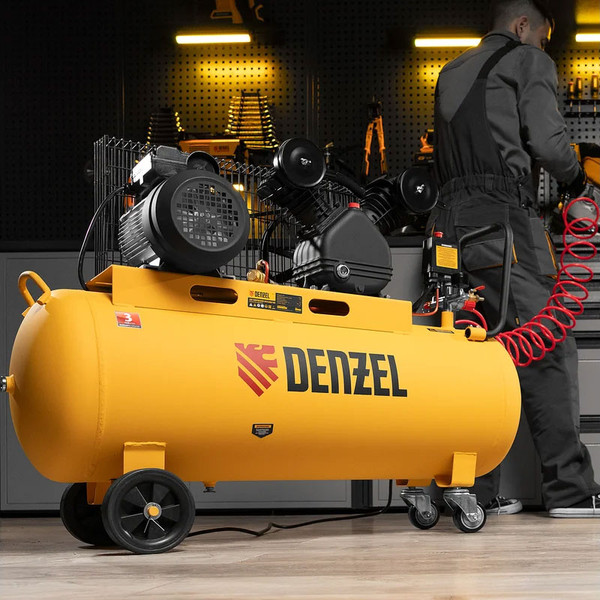 Воздушный компрессор Denzel BCV2200/100 / 58110