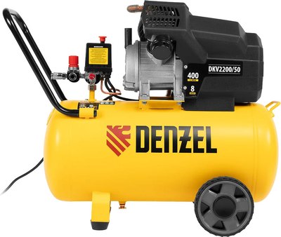 Воздушный компрессор Denzel DKV2200/50 Х-PRO / 58083