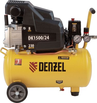 Воздушный компрессор Denzel DK1500/24 Х-PRO / 58063
