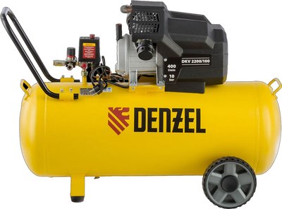 Воздушный компрессор Denzel DKV2200/100 Х-PRO / 58079