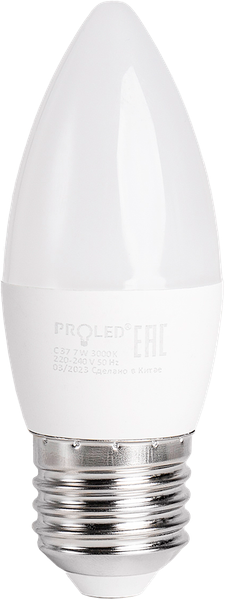 Лампа Proled C37 8.5W 4000K E27 - фото