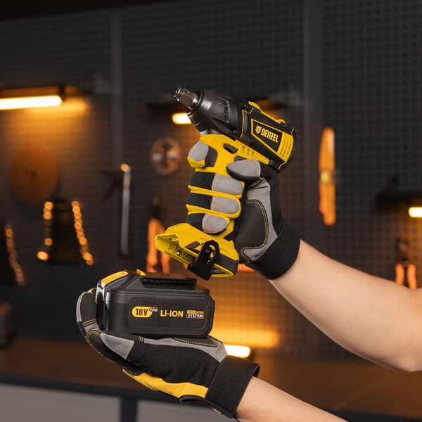 Аккумуляторный гайковерт Denzel CIW-IB-300-0 / 26502