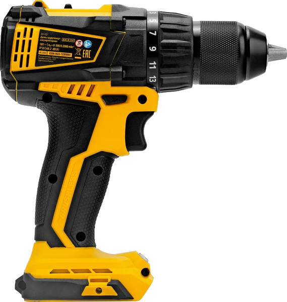 Аккумуляторная дрель-шуруповерт Denzel BLDL-IB-18-0 / 26122