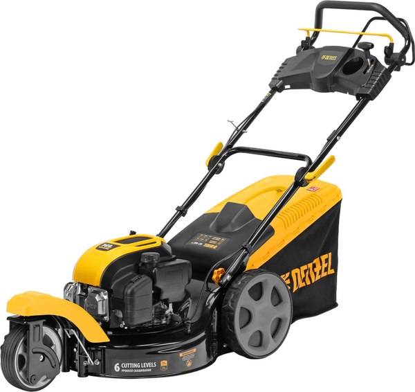 Газонокосилка бензиновая Denzel GLT-460SP-T Trike / 58810 - фото