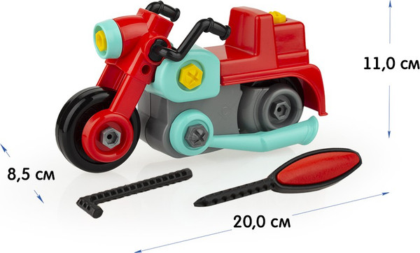 Игрушка-конструктор Стром Мотоцикл Мот У1095