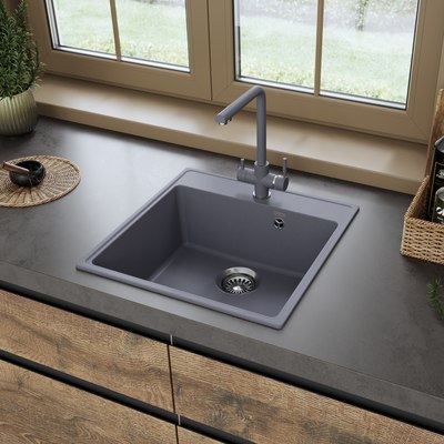 Мойка кухонная Maunfeld Perla 505 MFQS-505LGR