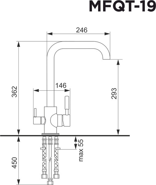 Смеситель Maunfeld MFQT-19B