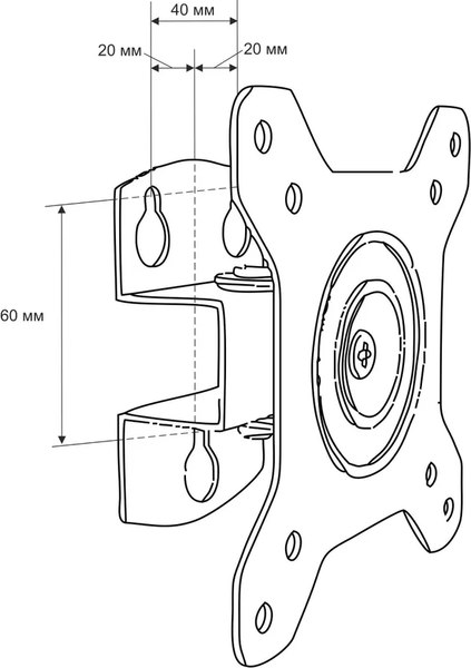 Кронштейн для телевизора Metaldesign MD 3306