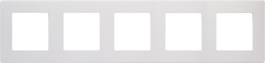 Рамка для выключателей и розеток ЭРА Сатин 12-5105-01М / Б0065752 - фото