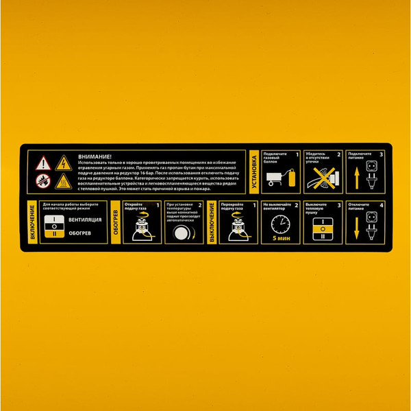 Тепловая пушка газовая Denzel GHG-15i / 96478