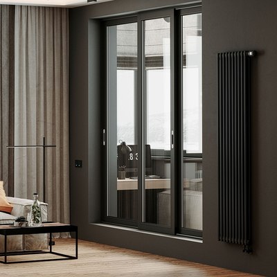 Радиатор стальной Royal Thermo Insignia VC2180 - 08 секций RAL9005m