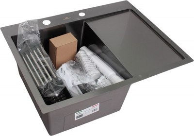 Мойка кухонная Wisent WS-36550B-L/GER013