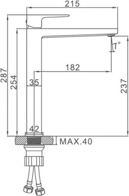 Смеситель Ledeme L1173G