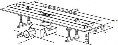 Трап для душа Tim Zst.1121.6002