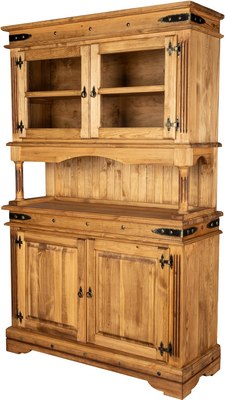 Шкаф с витриной ФанДОК Викинг 01 Ф-181.09 - фото