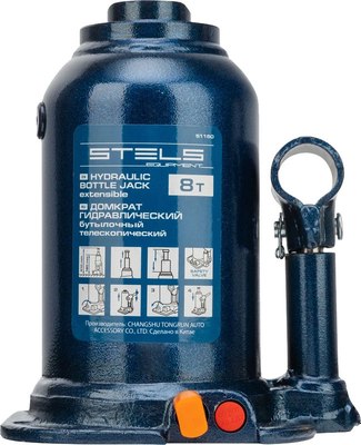Бутылочный домкрат Stels Гидравлический телескопический 51150