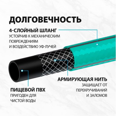 Шланг поливочный Palisad 67665