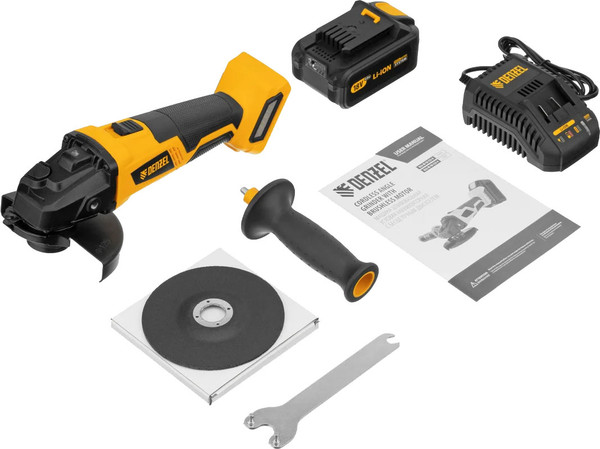 Угловая шлифовальная машина Denzel BLG-IB-18-125-4 / 27005