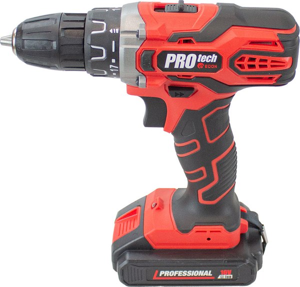 Аккумуляторная дрель-шуруповерт Edon PROtech PRO-16L2K-N1 / 21468