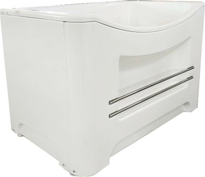 Ванна акриловая Radomir Арчи 1-01-0-0-1-341 (с рамой, сливом, фронтальной панелью и полотенцедержателем)