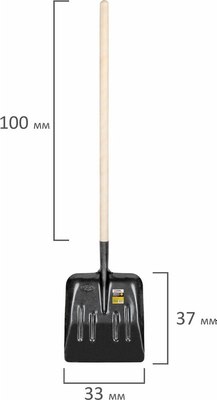 Лопата для уборки снега Грандмастер 700334