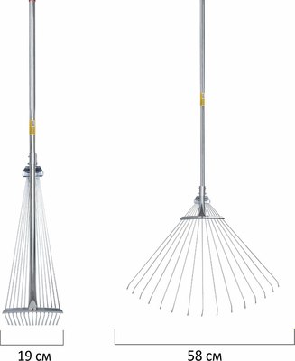 Грабли Грандмастер Веерные 700348