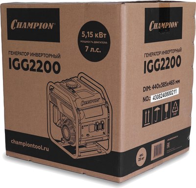 Бензиновый генератор Champion IGG2200