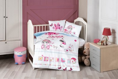 Комплект постельный для малышей Karven 3D Digital Сатин D 039 Lunda