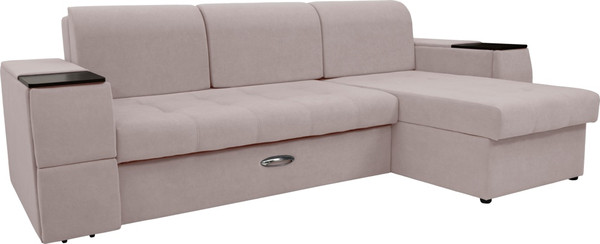 Диван угловой Сириус Лидер-13 с оттоманкой ППУ 285x165 - фото