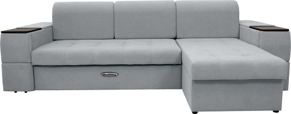 Диван угловой Сириус Лидер-13 с оттоманкой ППУ 285x165