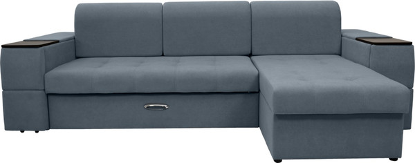 Диван угловой Сириус Лидер-13 с оттоманкой ППУ 285x165