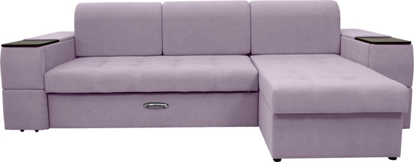 Диван угловой Сириус Лидер-13 с оттоманкой ППУ 285x165