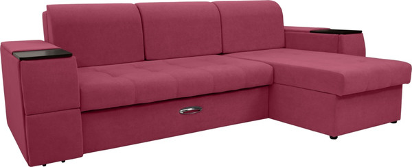 Диван угловой Сириус Лидер-13 с оттоманкой ППУ 285x165 - фото