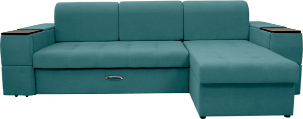 Диван угловой Сириус Лидер-13 с оттоманкой ППУ 285x165