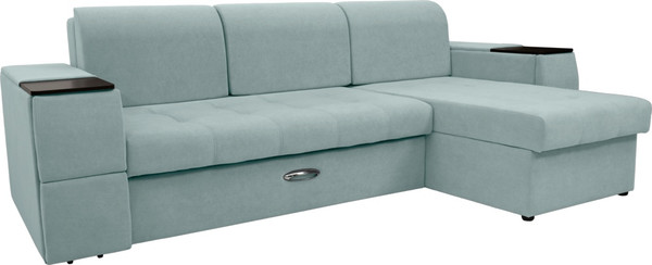 Диван угловой Сириус Лидер-13 с оттоманкой ППУ 285x165 - фото