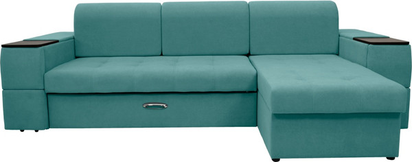 Диван угловой Сириус Лидер-13 с оттоманкой ППУ 285x165