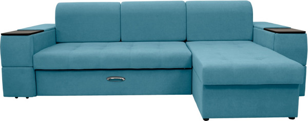 Диван угловой Сириус Лидер-13 с оттоманкой ППУ 285x165