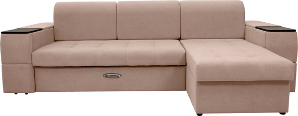 Диван угловой Сириус Лидер-13 с оттоманкой НПБ 285x165