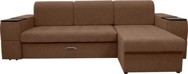 Диван угловой Сириус Лидер-13 с оттоманкой НПБ 285x165