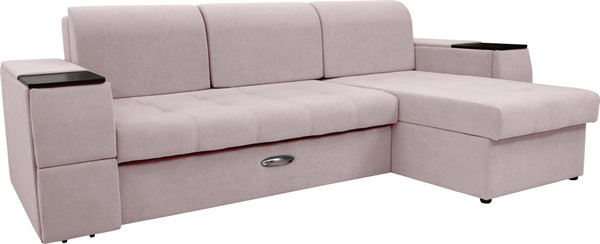 Диван угловой Сириус Лидер-13 с оттоманкой НПБ 285x165 - фото