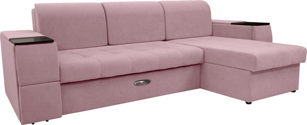 Диван угловой Сириус Лидер-13 с оттоманкой НПБ 285x165 - фото