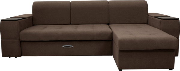 Диван угловой Сириус Лидер-13 с оттоманкой НПБ 285x165