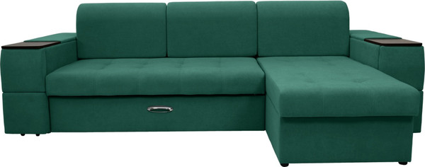 Диван угловой Сириус Лидер-13 с оттоманкой НПБ 285x165