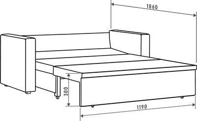 Диван Mio Tesoro Тунне SB2